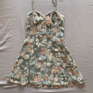 BCBGeneration Women's Floral Print Slip Dress